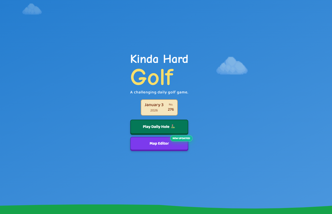 Kinda Hard Golf | Play Daily Golf Game Online Free & Unblocked